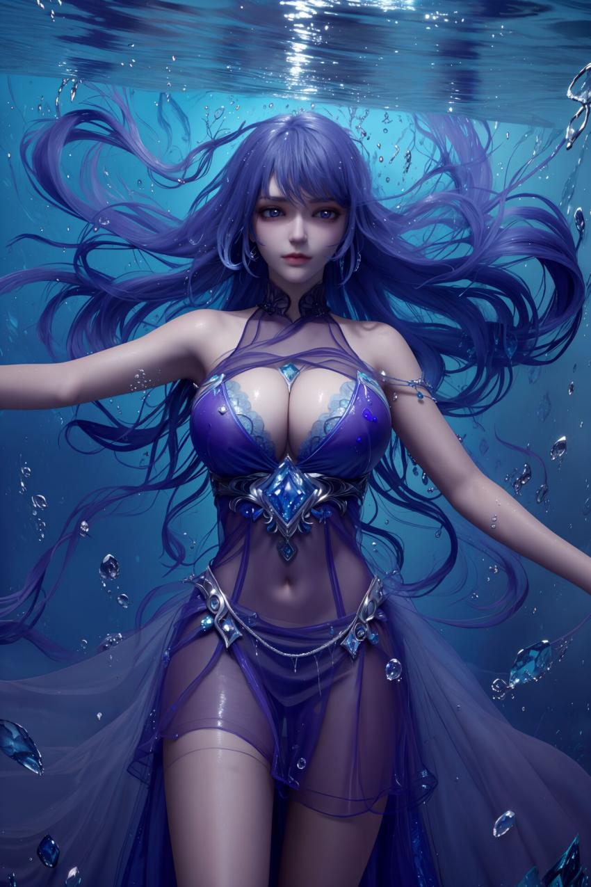 【AI绘画】神印王座 圣采儿