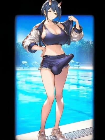 [AI Generated] futanarization