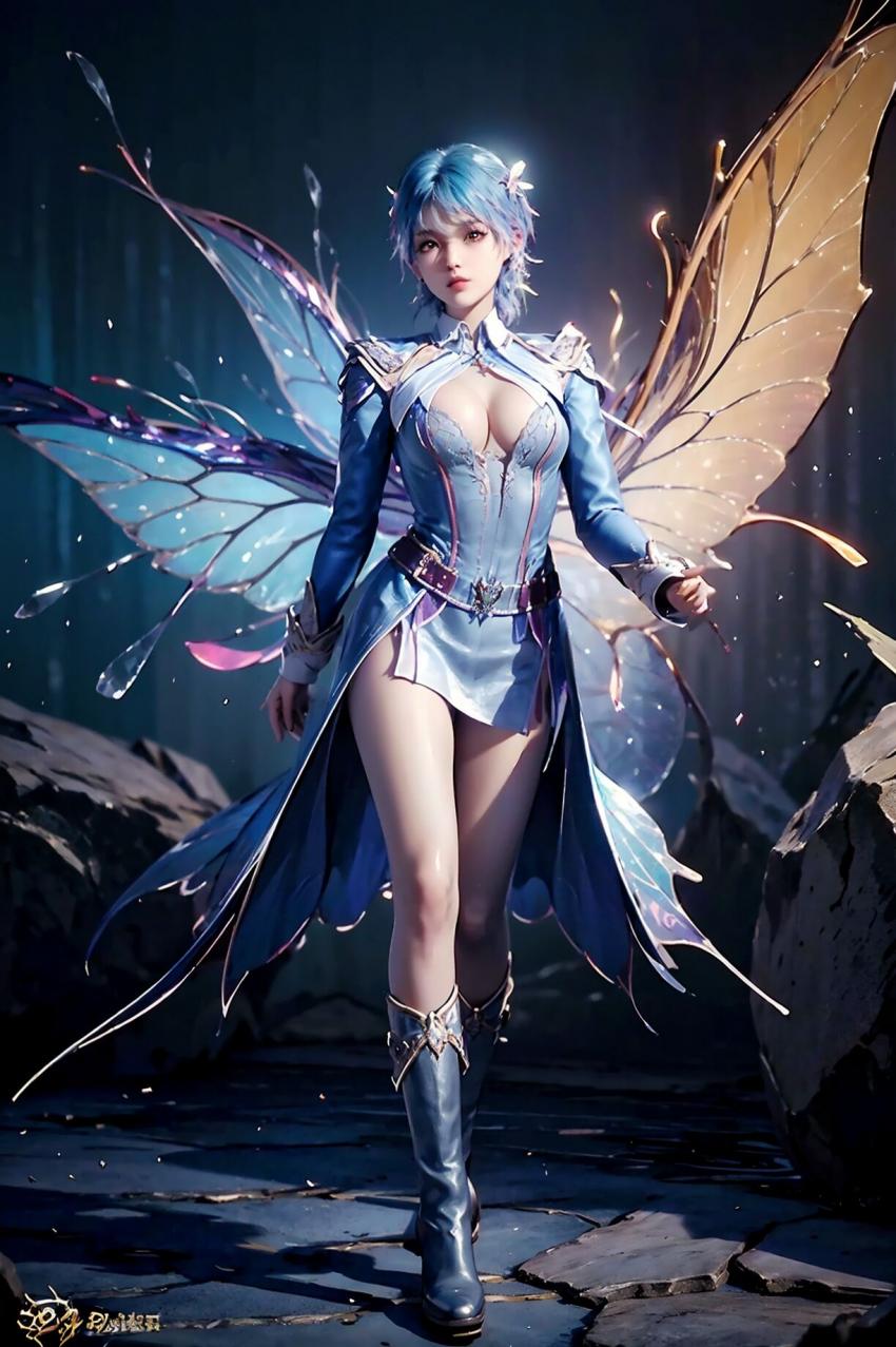 【AI绘画】斗罗大陆 王冬蝴蝶装