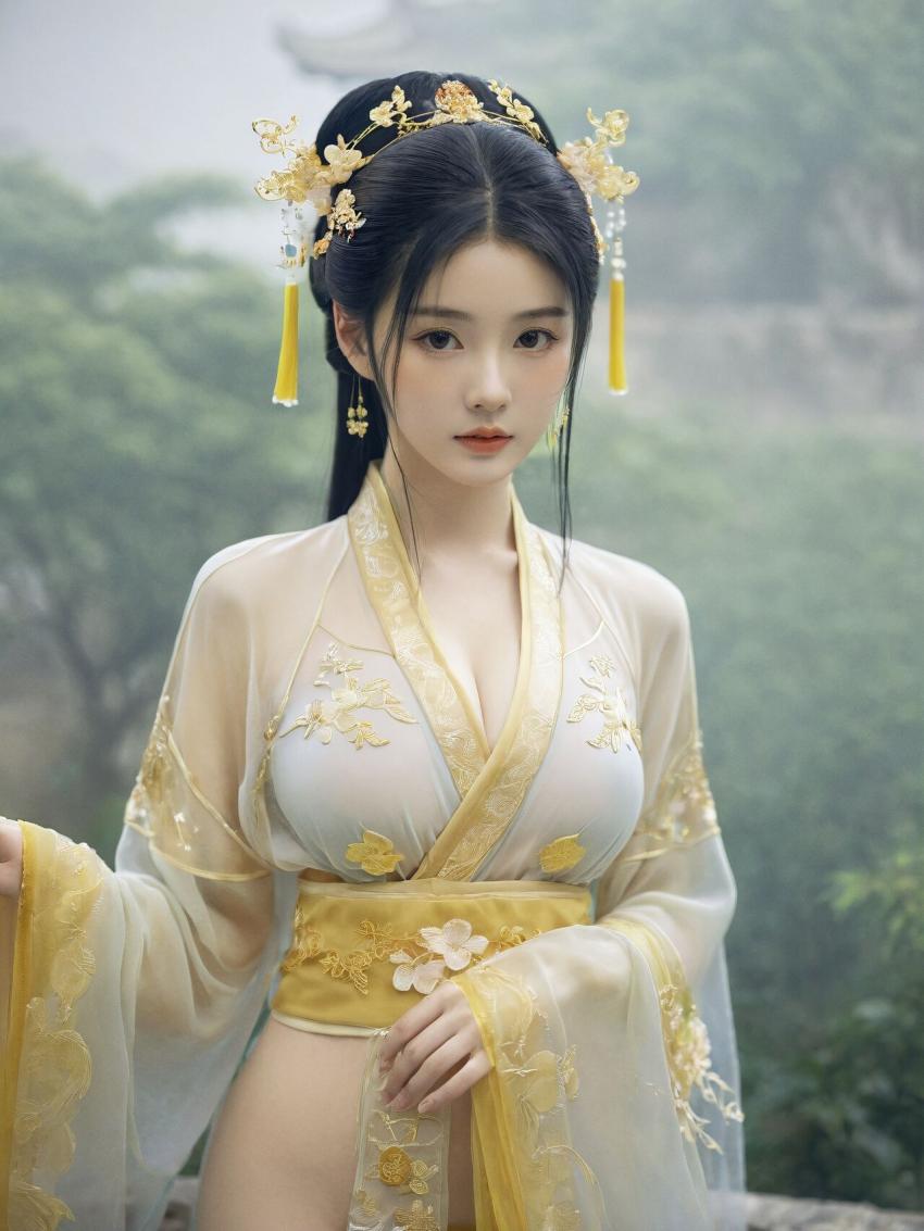 古风唯美性感汉服小姐姐二期【AI Generated】