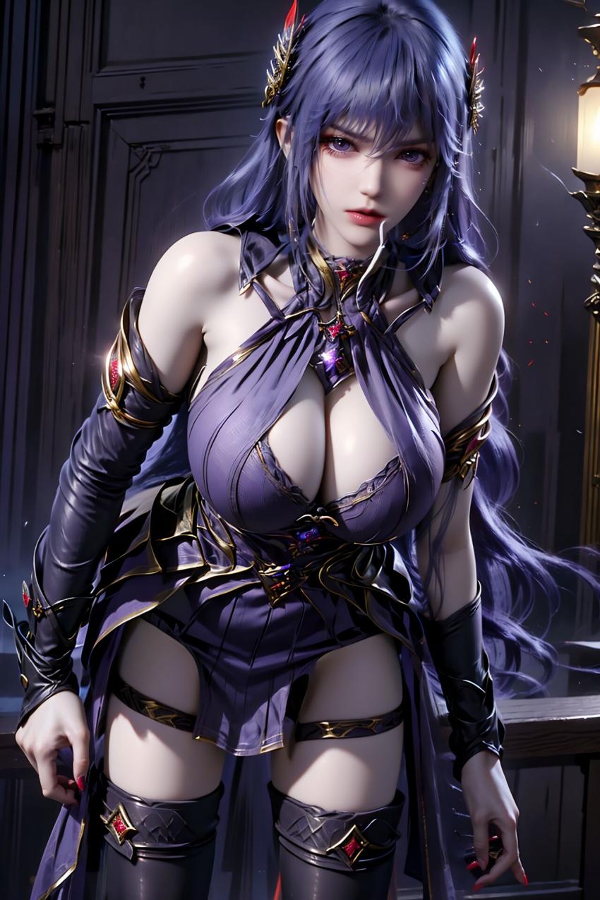 【AI绘画】神印王座 圣采儿极品性感图