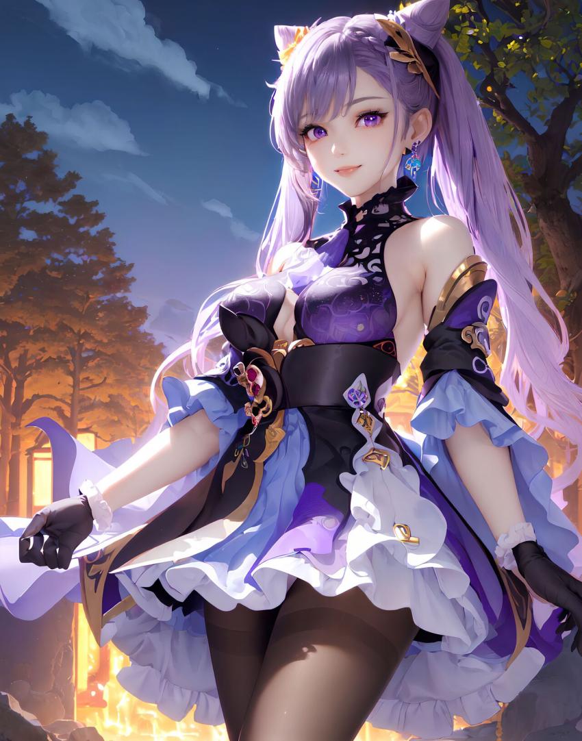 【AI绘画】危险人物--Keqing刻晴