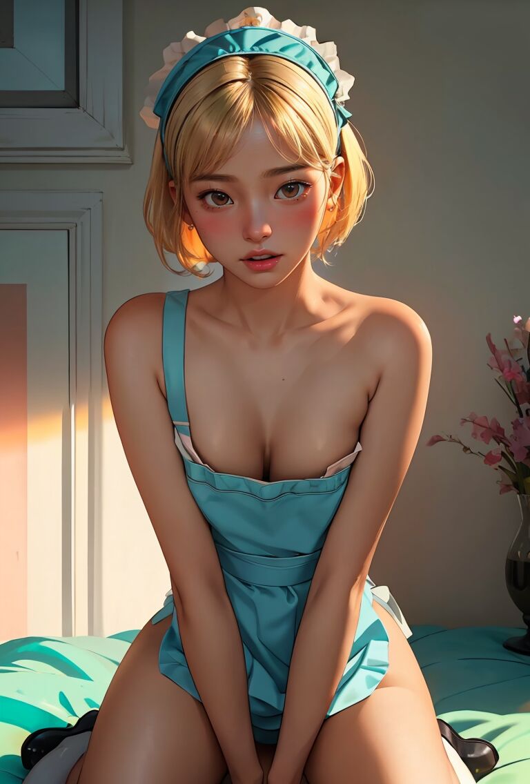 【AI绘画】我让女仆们穿上了有伤风化的衣服。